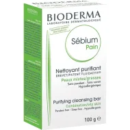 صابونة التنظيف Bioderma Sebium | 100 جرام صابونة التنظيف Bioderma Sebium | 100 جرام